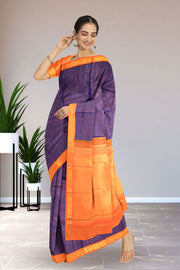 Blue Gem Vaira Oosi Kanjivaram Silk Saree 10075645