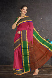 Red Kanjivaram Pure Silk Saree 10076073