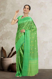 Green Kanjivaram Pure Silk Saree 10076088