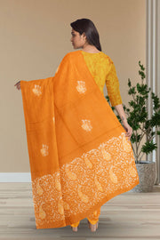 Yellow Batik Printed Co-ord Set 10074234