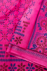 Rani Pink Sungudi Saree 10078056