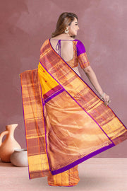 Amber Korvai Kanjivaram Silk Saree 10075666