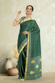 Green Kanjivaram Pure Silk Saree 10076099
