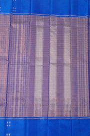 Blue Korvai Kanjivaram Silk Saree with Thandavalam Border 10077920
