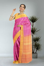Pink Kanjivaram Pure Silk Saree 10076120
