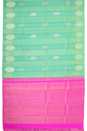 Teal Green Kanjivaram Silk Saree 10077923