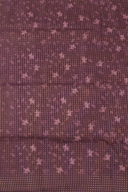 Purple Printed Semi Tussar Silk Saree 10077990