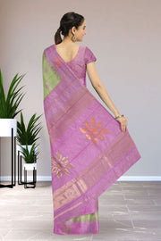  Pastel Pistachio Fancy Kanjivaram Vegan Silk Saree 10075594
