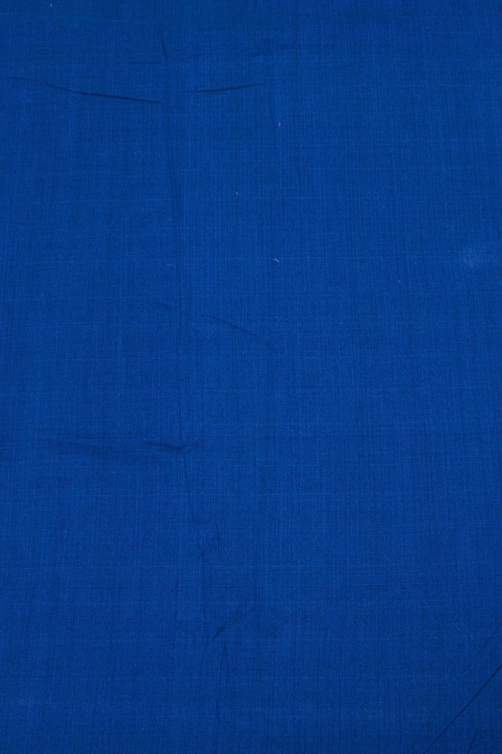 Ink Blue Handloom Pochampally Ikat Cotton Saree - Avishya