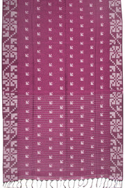 Maroon Bengal Cotton Saree