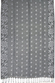 Cement Grey Bengal Cotton Saree