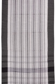 White Handloom Dhaniakhali Cotton Saree Without Blouse 10073008