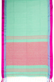 Green Shantipur Tant Bengal Cotton Saree 10074967