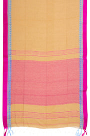 Yellow Shantipur Tant Bengal Cotton Saree 10074968