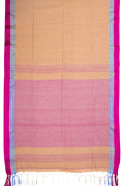 Brown Shantipur Tant Bengal Cotton Saree 10074973