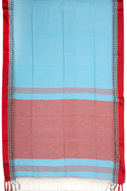 Blue Shantipur Tant Bengal Cotton Saree 10074975