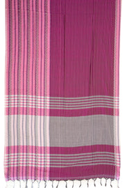 Pink Shantipur Tant Bengal Cotton Saree 10074978