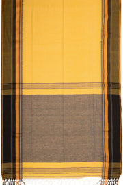 Yellow Shantipur Tant Bengal Cotton Saree 10074982