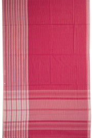 Red Dhaniakhali Cotton Saree Without Blouse 10075203