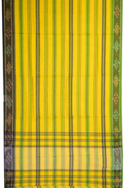 Yellow Dhaniakhali Cotton Sarees Without Blouse 10075208