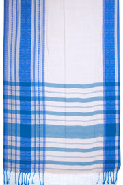 Blue Bengal Handwoven Cotton Saree 10075301