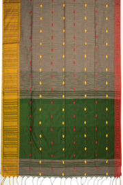 Brown Bengal Handwoven Cotton Saree 10075308