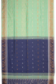 Green Bengal Handwoven Cotton Saree 10075313
