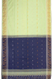 Green Bengal Handwoven Cotton Saree 10075315