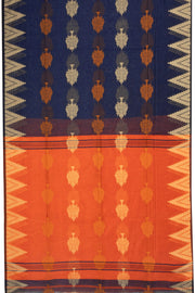 Blue Bengal Handwoven Cotton Saree 10075320