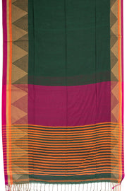 Green Bengal Handwoven Cotton Saree 10075321