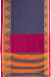 Blue Bengal Handwoven Cotton Saree 10075322