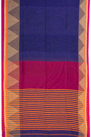 Blue Bengal Handwoven Cotton Saree 10075323