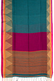 Green Bengal Handwoven Cotton Saree 10075324