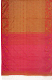 Brown Bengal Handwoven Jamdani Style Cotton Saree 10075349