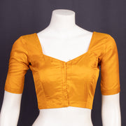 Amber Honey Yellow Kanjivaram Silk Blouse 10076646
