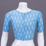 Blue Printed Cotton Blouse 10069953 