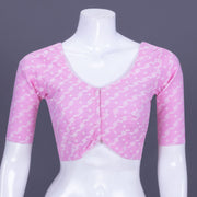 Light Pink Banarasi Cotton Blouse 