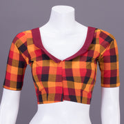 Multicolour Chettinad Cotton Blouse 10070786