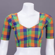 Multicolour Chettinad Cotton Blouse 10070787