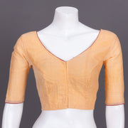 Brown Andhra Weave Cotton Blouse 10072472