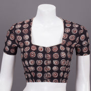 Black Jahota Printed Cotton Blouse 10073330