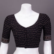 Black Ajrakh Printed Cotton Blouse 10073385