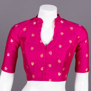 Pink Banarasi Silk Blouse 10073443
