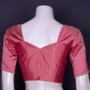 Peach Banarasi Katan Silk Blouse 10076214