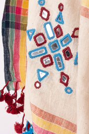 Off- White Bhujodi Kala Cotton Dupatta 10070534 - Avishya