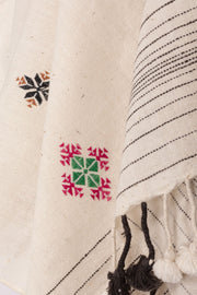 Off- White Bhujodi Kala Cotton Dupatta 10070540