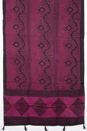 Brown Vanaspathi Modal Silk Cotton Stole 10075282