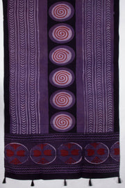 Lavender Vanaspathi Modal Silk Cotton Stole 10075285