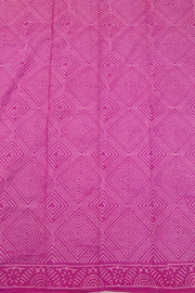 Pink 3-Piece Mulmul Cotton Salwar Suit Material With Kota Dupatta 10070105