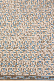 Cream 3-Piece Mulmul Cotton Salwar Suit Material With Kota Dupatta 